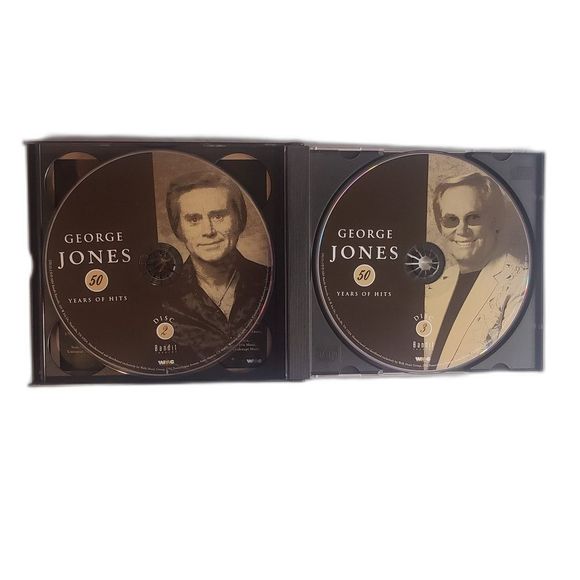 GEORGE JONES 50 Years of Hits 3 CD Audio Music Set - Picture 4 of 6